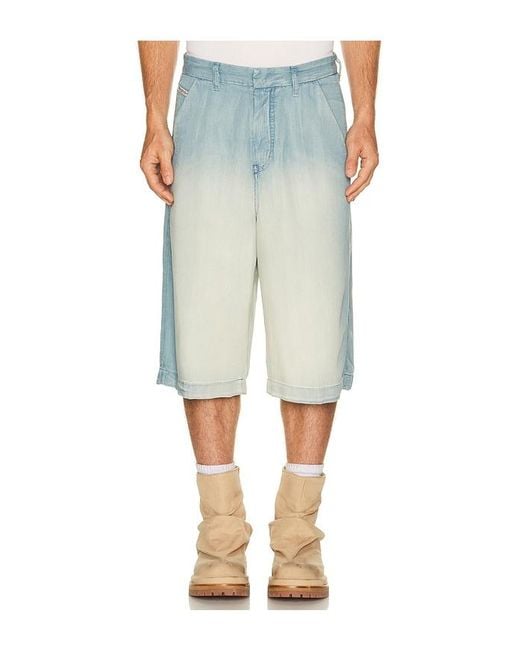 DIESEL Blue D-Tylor-Short-S Shorts for men