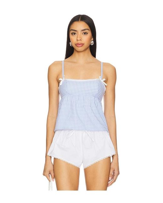 MORE TO COME White Lisa Babydoll Top