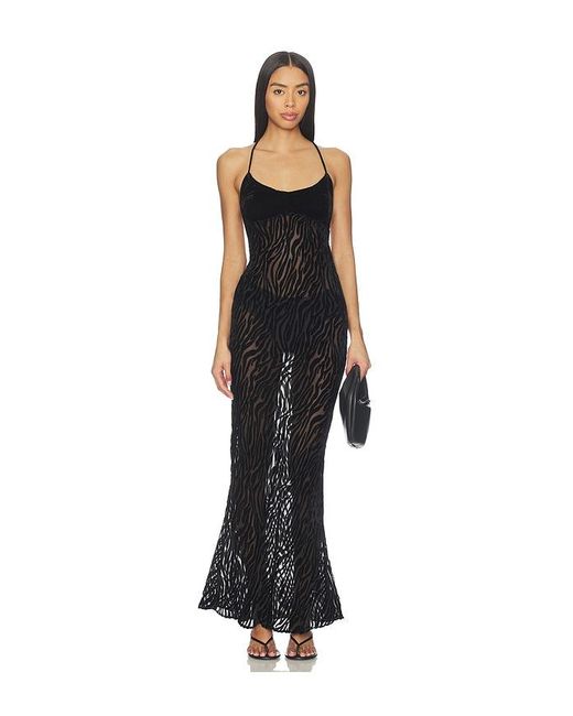 chinese dress ladies Guizio Violette Maxi Dress Black / M main image 0