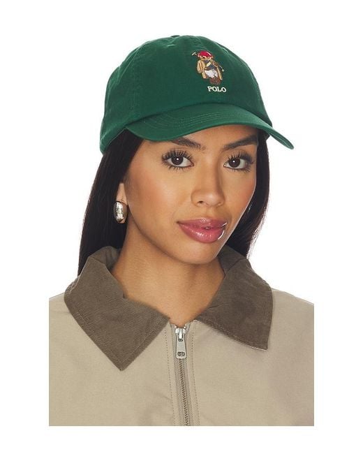 Polo Ralph Lauren Green Twill Woven Cap