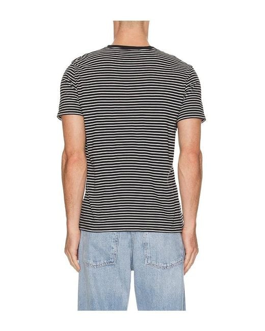 Nili Lotan Black Pierre T-Shirt for men