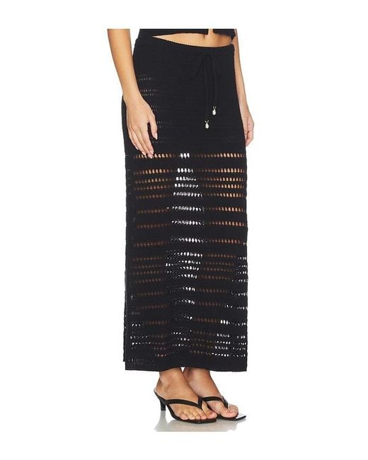 LSPACE Black Tula Skirt
