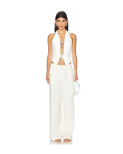 ALL THE WAYS White Imogen Vest