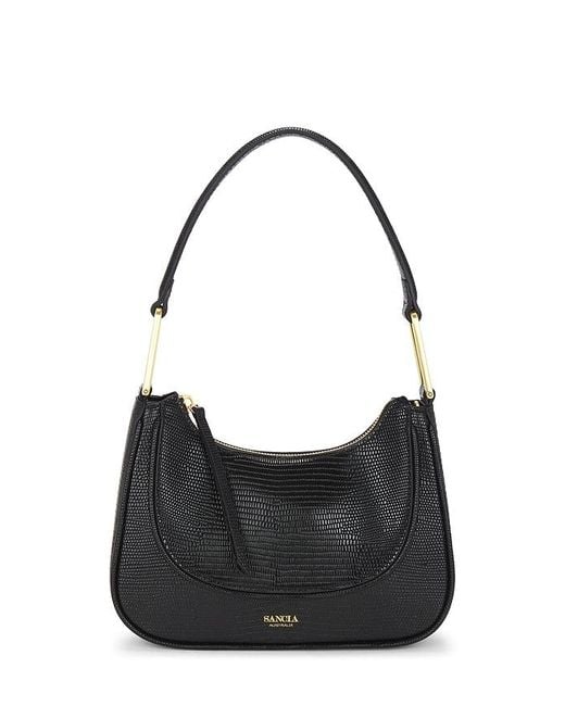 Sancia Black The Loja Shoulder Bag