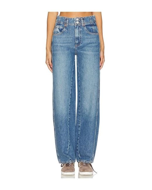 Free People Blue X We The Free Aster Straight Leg Jeans
