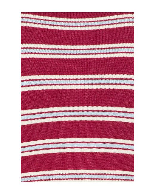 Frankie's Bikinis Red Lenon Cloud Knit Sweater