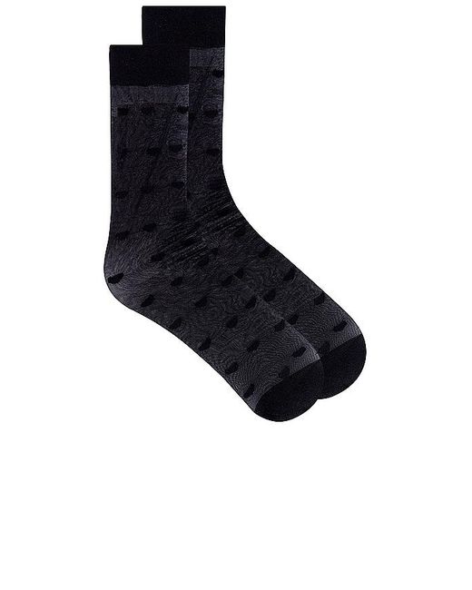 Falke Black Dot Sock