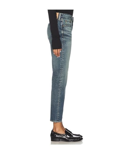 Moussy Blue Brickell Tapered Jeans