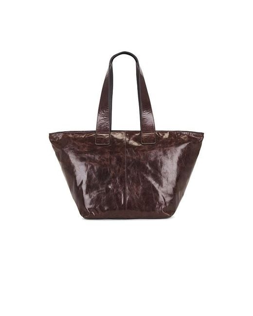 AllSaints Brown Jean Rey Tote Bag