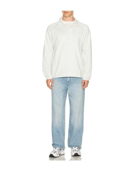 The North Face White Performance Fleece 1/4 Zip for men