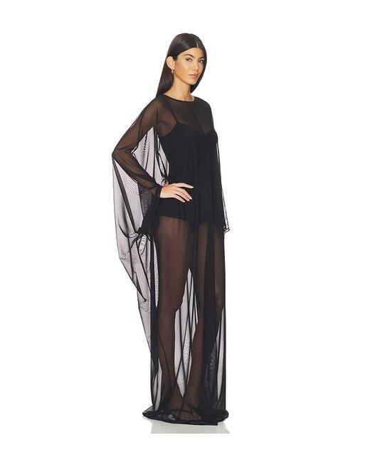 Norma Kamali Black Caftan