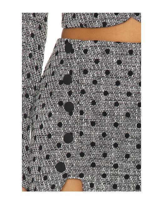 Amanda Uprichard Gray Puzzle Skort