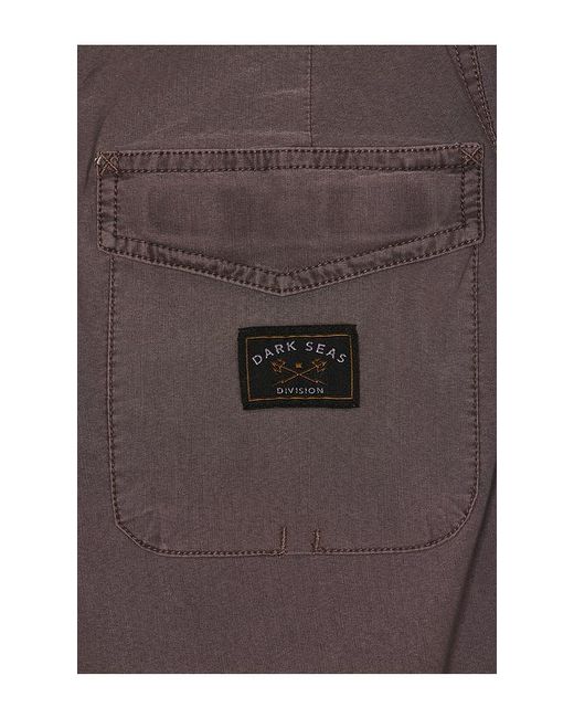 Dark Seas Brown Go To Panel Boardshort for men