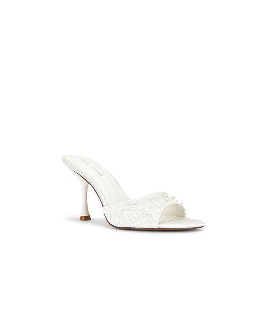 Steve Madden White Santi Sandal
