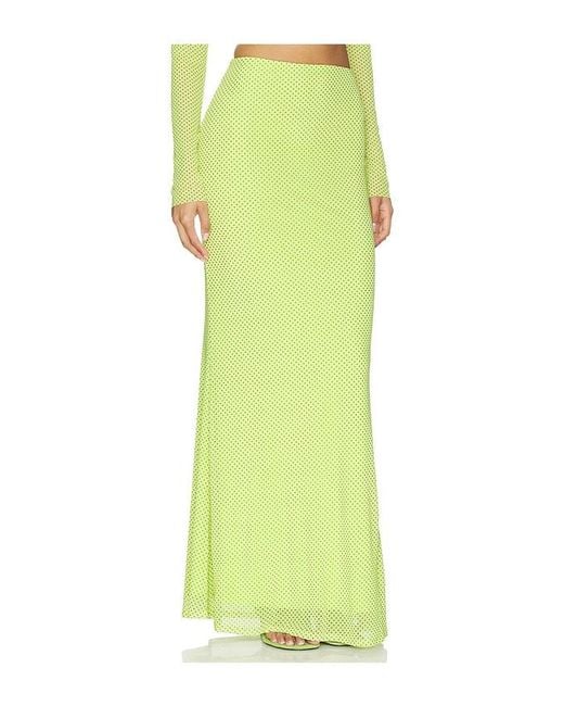 AFRM Green Tegan Skirt