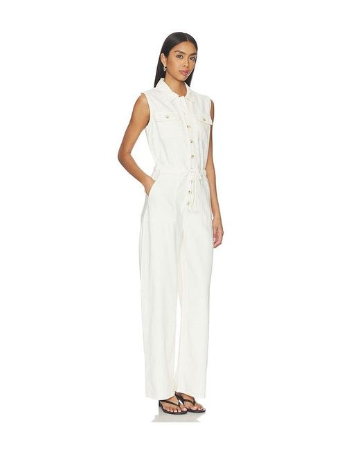 PAIGE White Hayden Jumpsuit