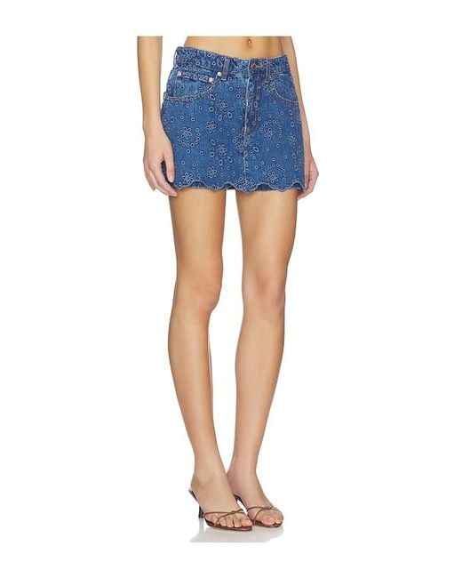 Steve Madden Blue Delilah Skort