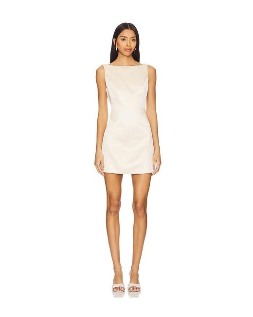 Astr White Alisanne Dress