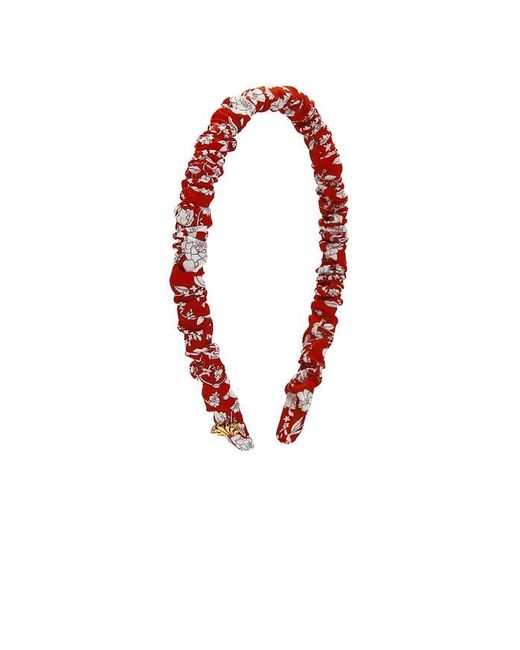 Lele Sadoughi Red Jessie Americana Liberty Headband
