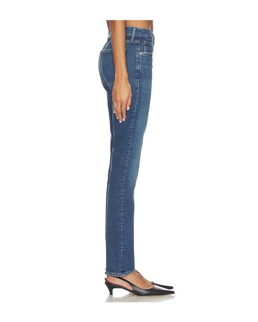 Agolde Blue Cocktail Low Rise Stacked Skinny Jeans