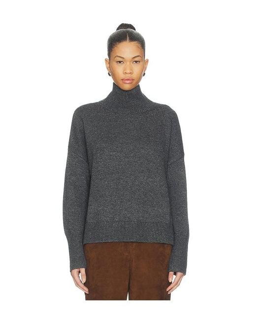 Elodie the Label Gray Spence Turtleneck Sweater