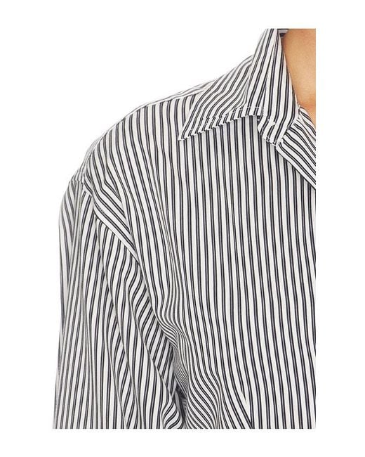 Agolde Gray Cinch Shirt