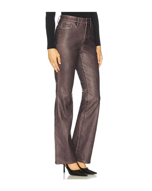 GOOD AMERICAN Gray Good Classic Bootcut Faux Leather Pants