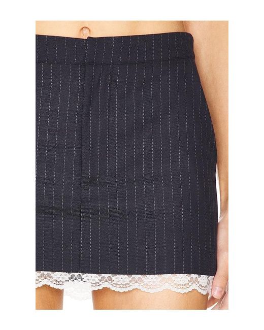 Lovers + Friends Blue Elodie Mini Skirt