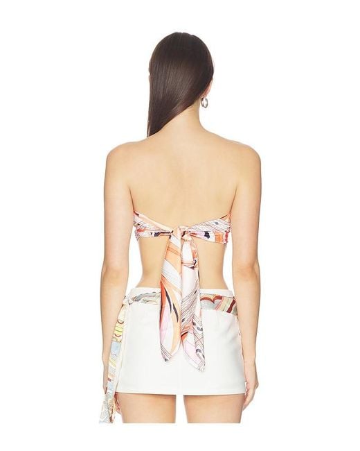 superdown White Klara Scarf Top