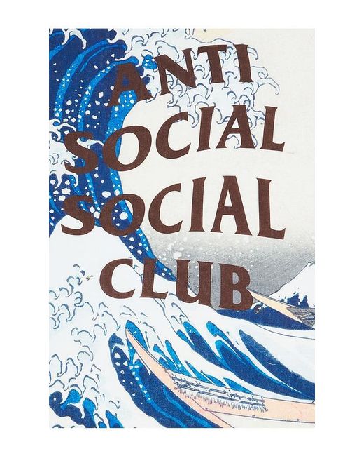 ANTI SOCIAL SOCIAL CLUB Blue The Great Wave Bandana
