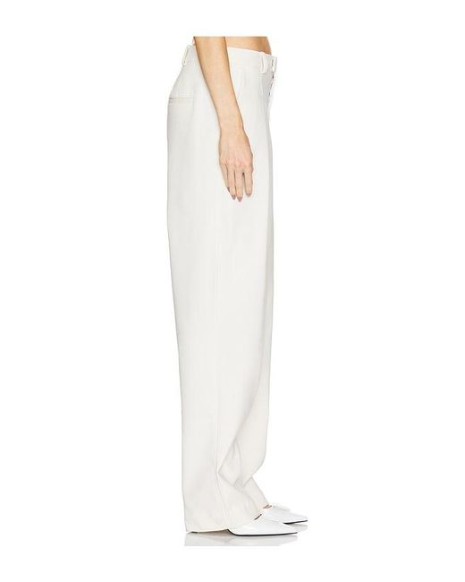 Helsa White The Barrel Pant