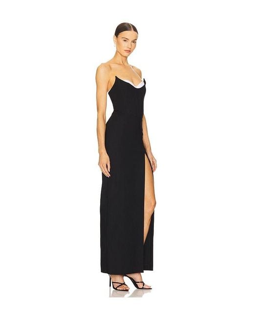 Vestido Largo Jada En Color Negro Talla En Michael Costello de color Black