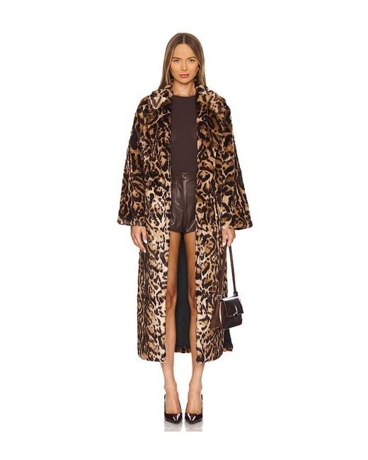 Adrienne Landau Multicolor The Pamela Faux Fur Coat