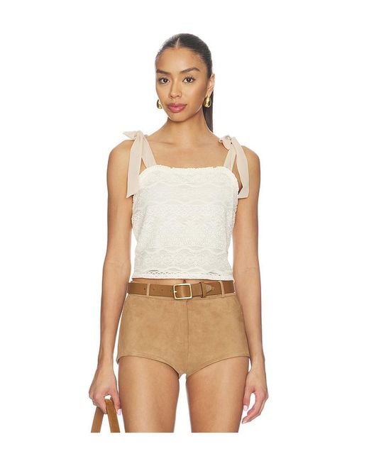 Steve Madden Natural Georgianna Top