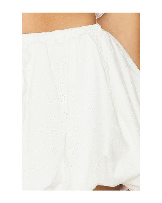 Tularosa White Twyla Mini Skirt