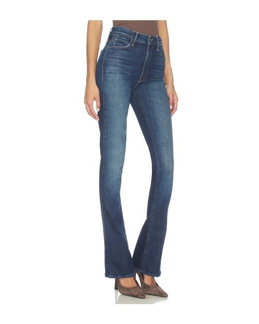 Mother Blue High Waisted Runaway Jeans