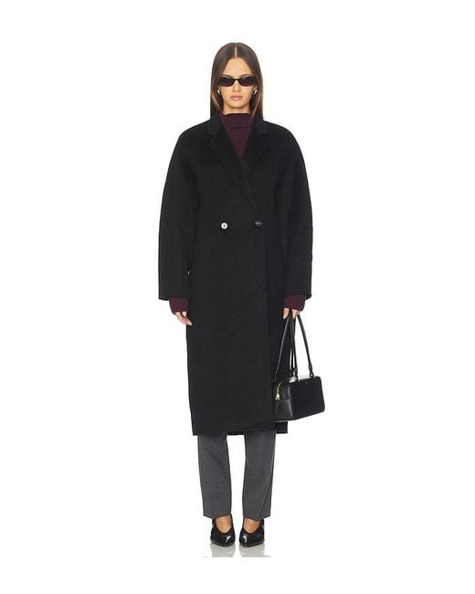 RUE SOPHIE Black Basile Coat