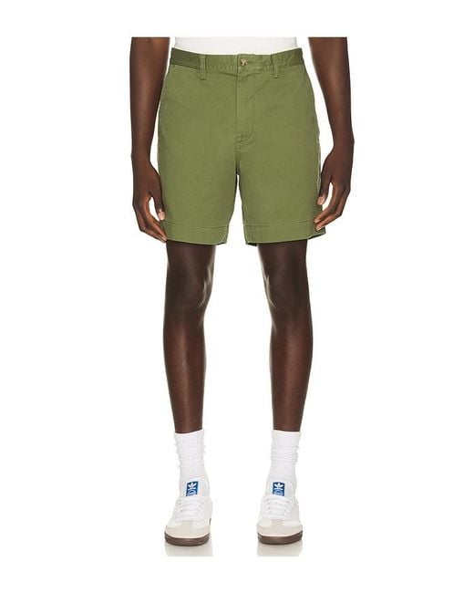 Polo Ralph Lauren Green Bedford Cotton Stretch Twill Short for men