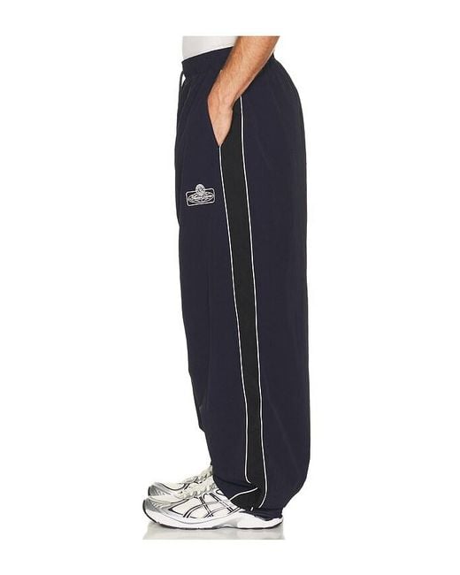 Guess Blue Crinkle Nylon Jogger for men