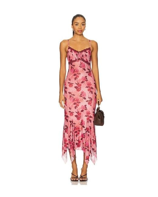 MORE TO COME Red Jemma Maxi Dress