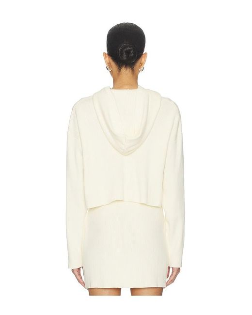 LSPACE White Jet Set Hoodie