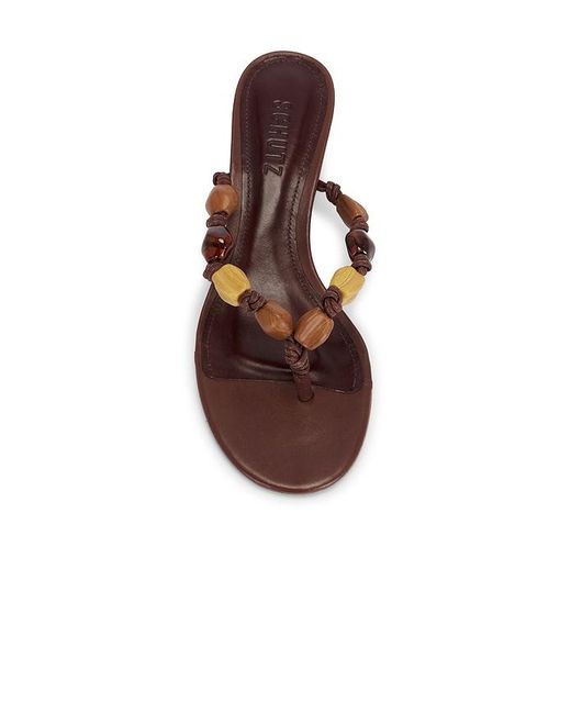 SCHUTZ SHOES Multicolor X Revolve Sapphire Wedge Sandal