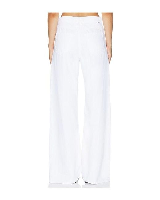 Mother White The Lemon Twist Skimp Jeans