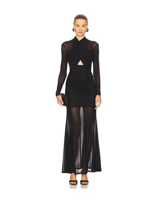 Bardot Black Maxikleid Veria