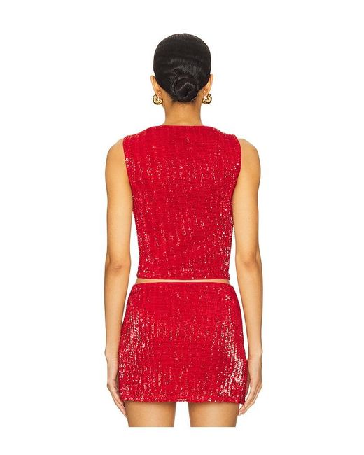 Lovers + Friends Red Selma Top