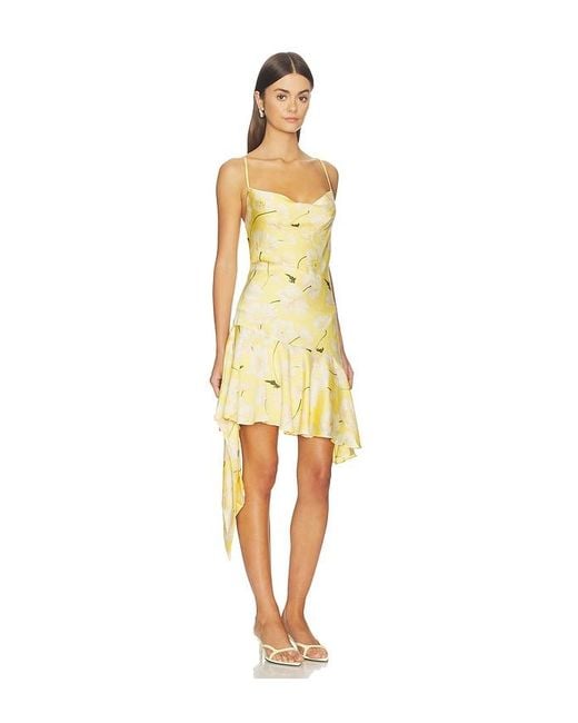 Astr Yellow Paloma Dress