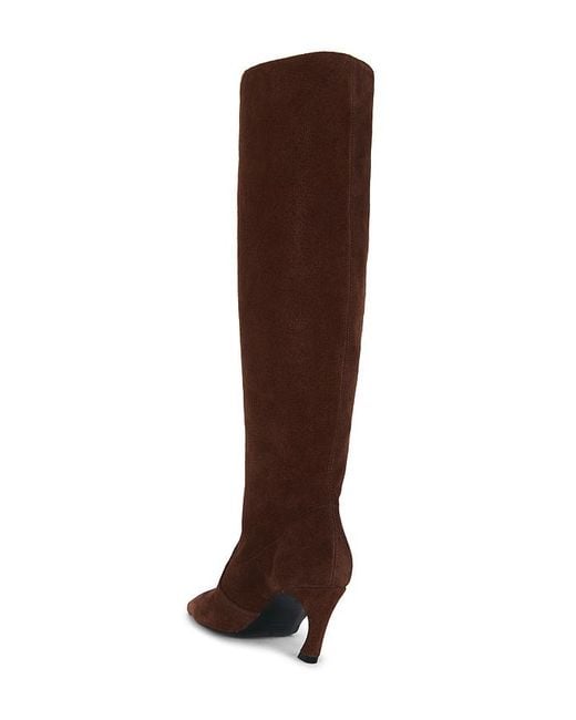 SCHUTZ SHOES Brown Lexi Mid Slouch Boot