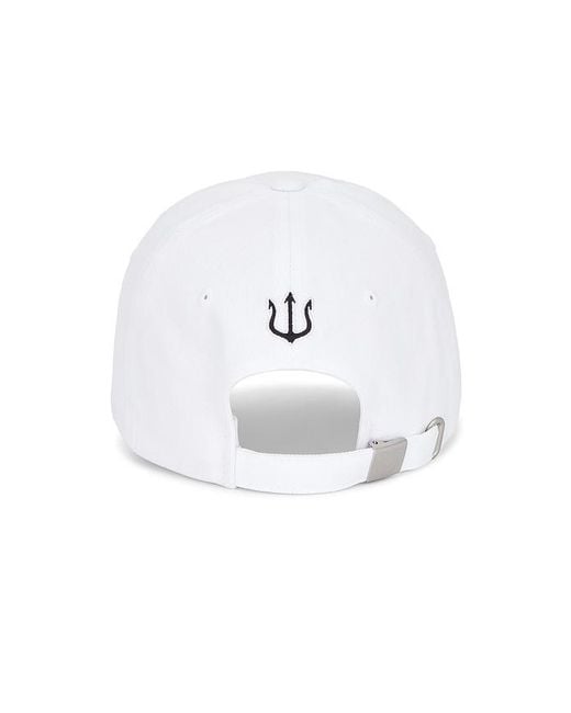 VERUTUM White Lettering Cap for men