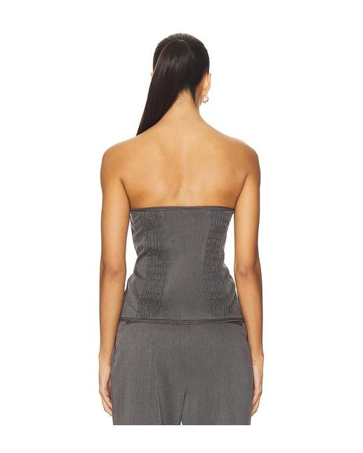 OSIS STUDIO Gray Faith Top