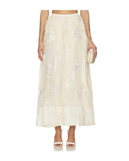 SAU LEE Natural Valentina Skirt